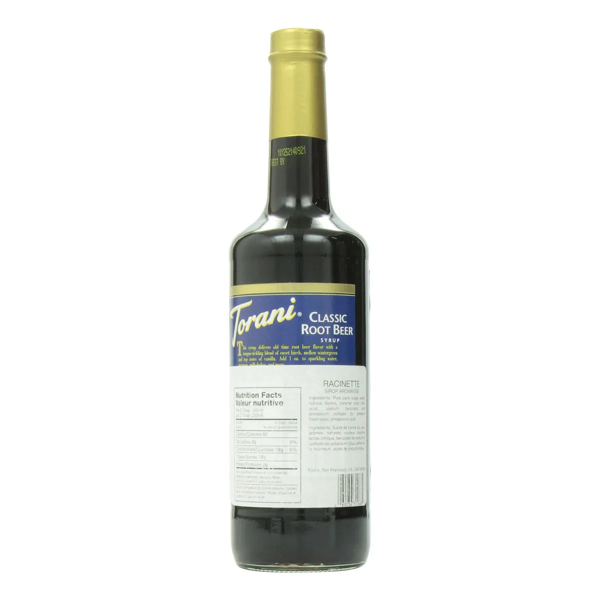 Jarabe De Cerveza De Raiz Torani 25.4 Fl Oz Sabor Clasico Y Natural