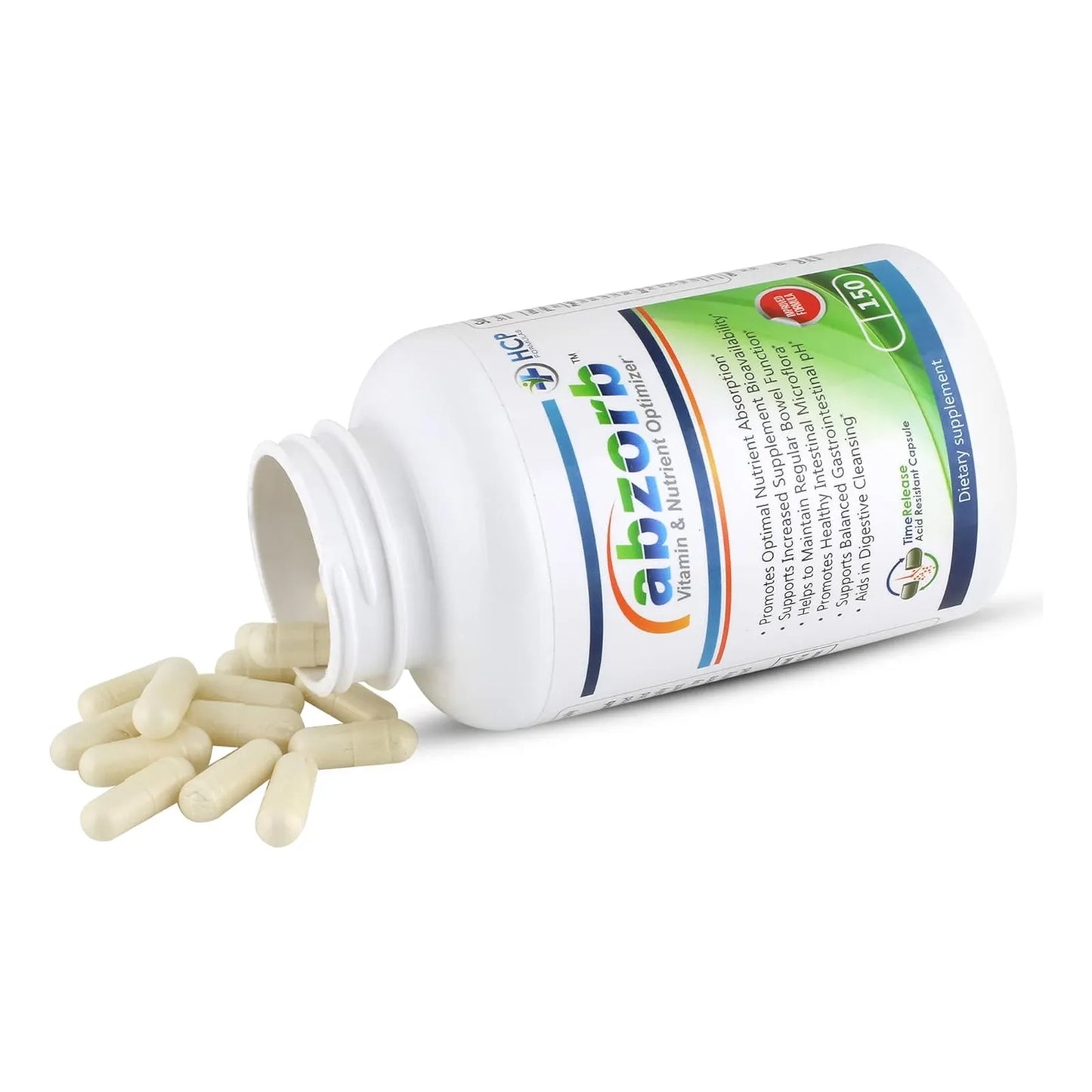 Abzorb Optimizador De Vitaminas Y Nutrientes Con Enzimas Digestivas Probióticos Y Magnesio