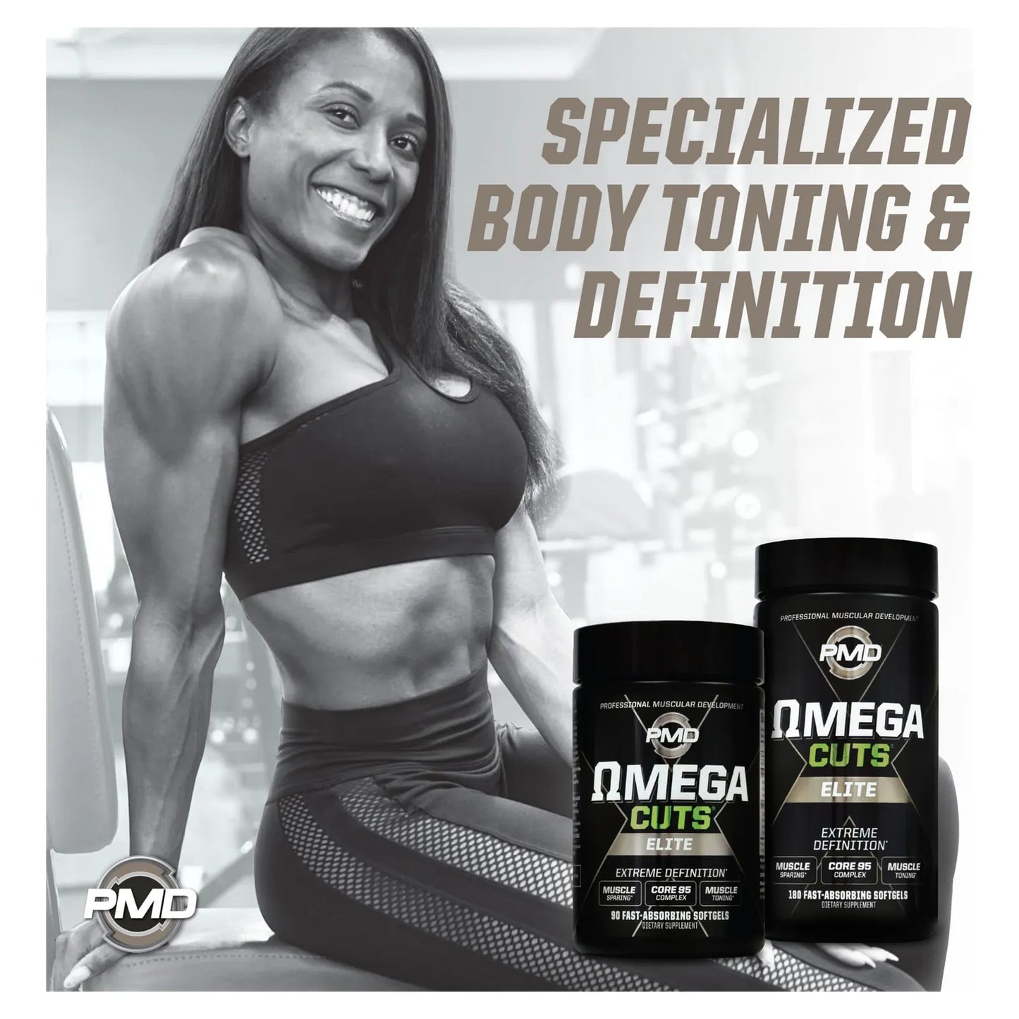 Omega Cuts Elite Formula Perdida De Grasa Y Definicion Muscular Con Cla Y Mct