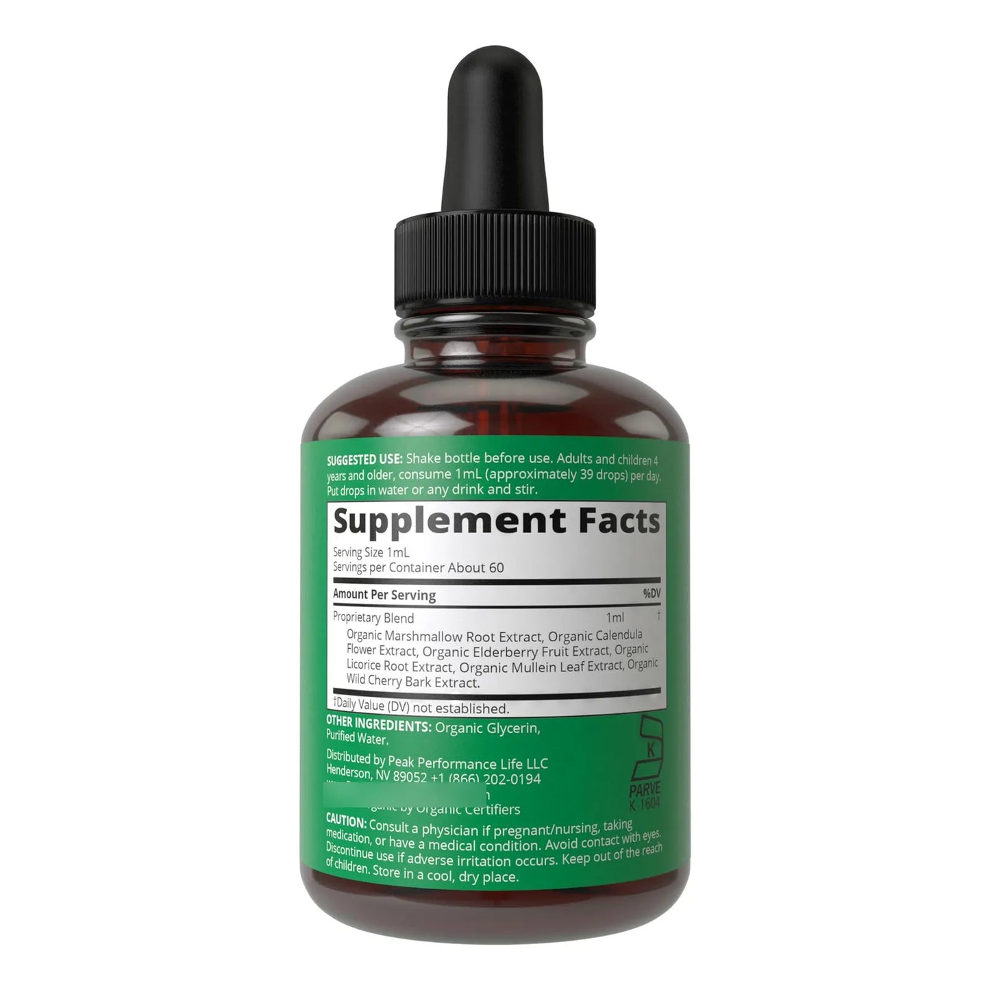 Detox Pulmonar Orgánico 6 En 1 Con Hoja De Gordolobo Y Malvavisco USDA