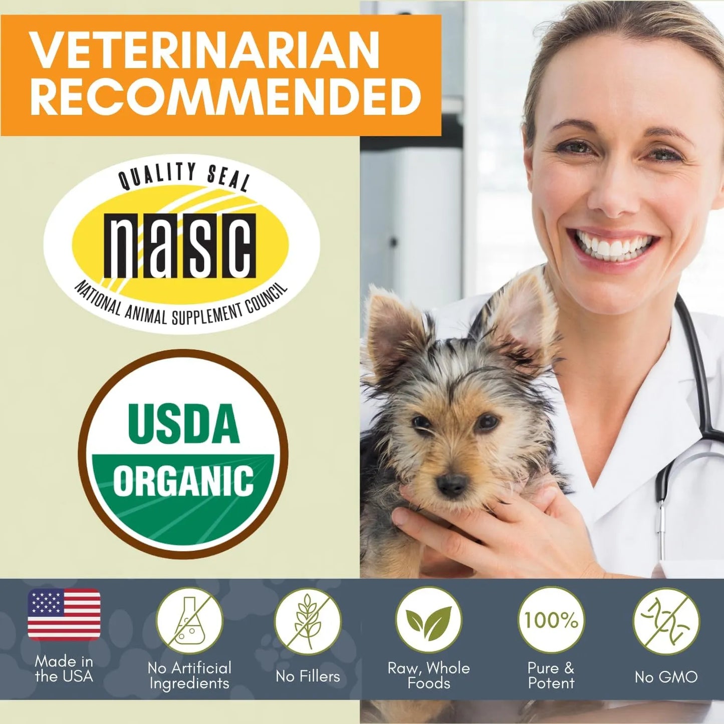 Suplemento De Calcio Orgánico De Coral Marino Para Perros Salud Dental Y Huesos Fuertes