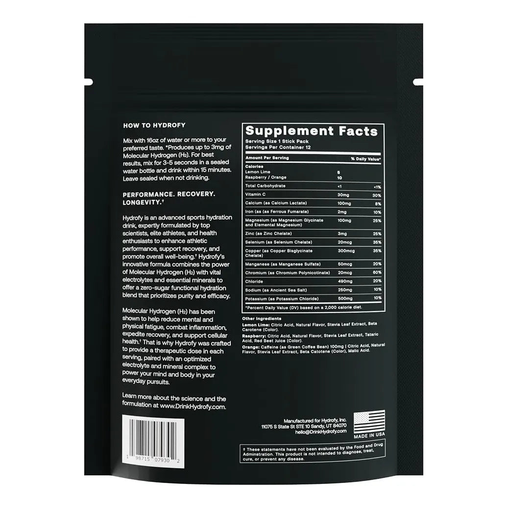 Bebida Hidratante Con Hidrogeno Y Electrolitos Sabor Citrico Recarga Energia Y Recuperacion Muscular