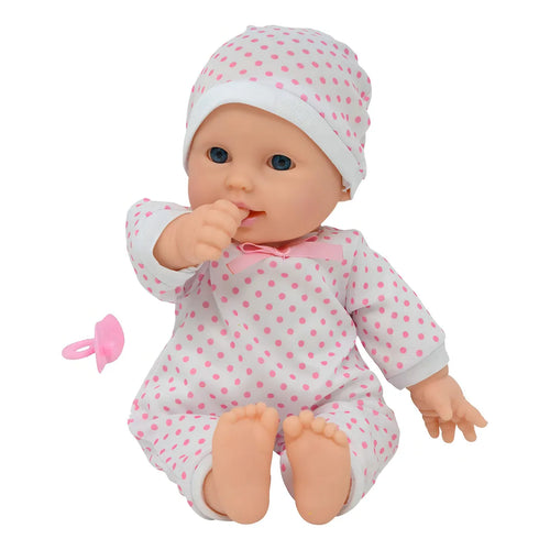 Muñeca Bebé Suave 11 Pulgadas Con Chupete Y Ropa Incluida The New York Doll Collection