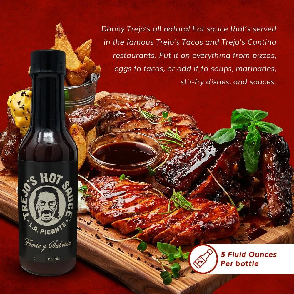 Salsa Picante Natural Trejo 12 Botellas 150 Ml Calor Medio Ingredientes Premium