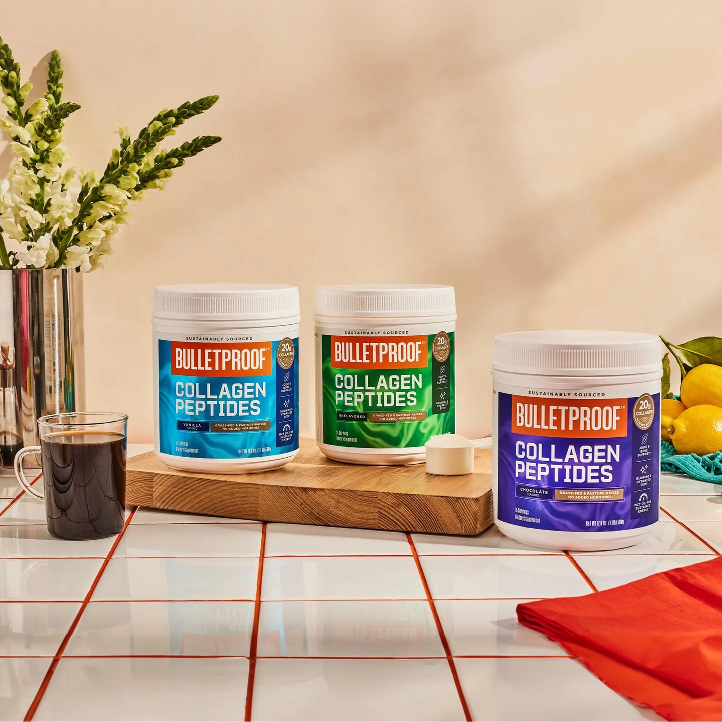 Proteina De Colageno En Polvo 400g Peptidos Alimentados Piel Huesos Intestino Sano Sin Sabor