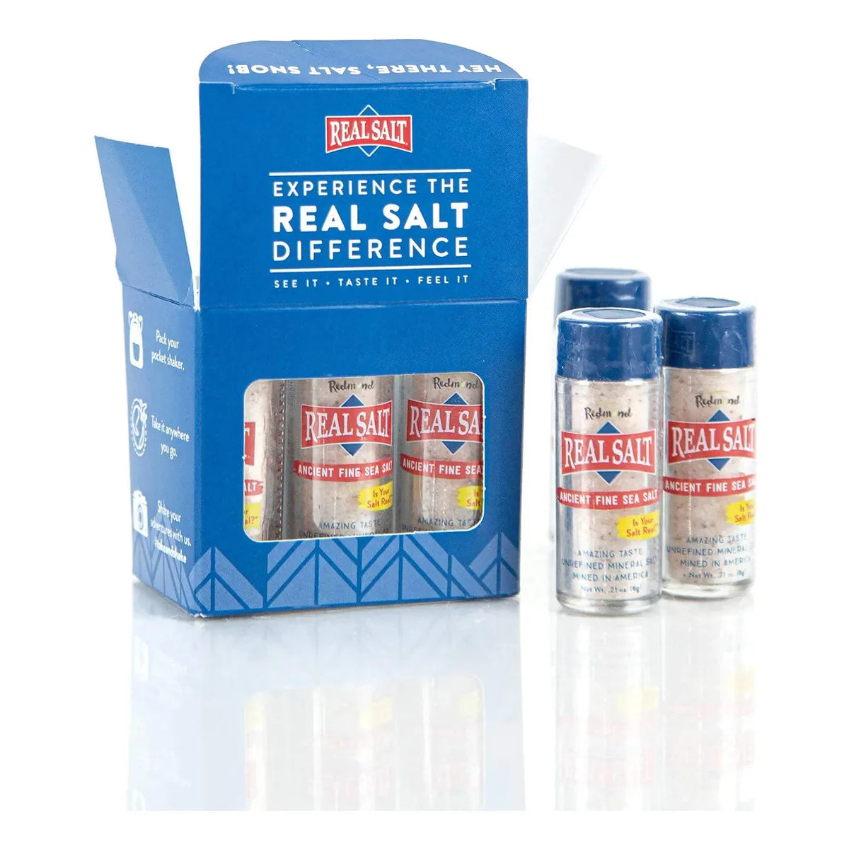 Sal Marina Natural Redmond 6 Unidades 6G Sin Gluten Fina