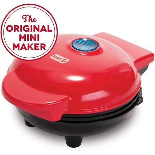 Mini Maquina De Gofres Red Dash Compacta Rapida Y Antiadherente Ideal Para Regalos