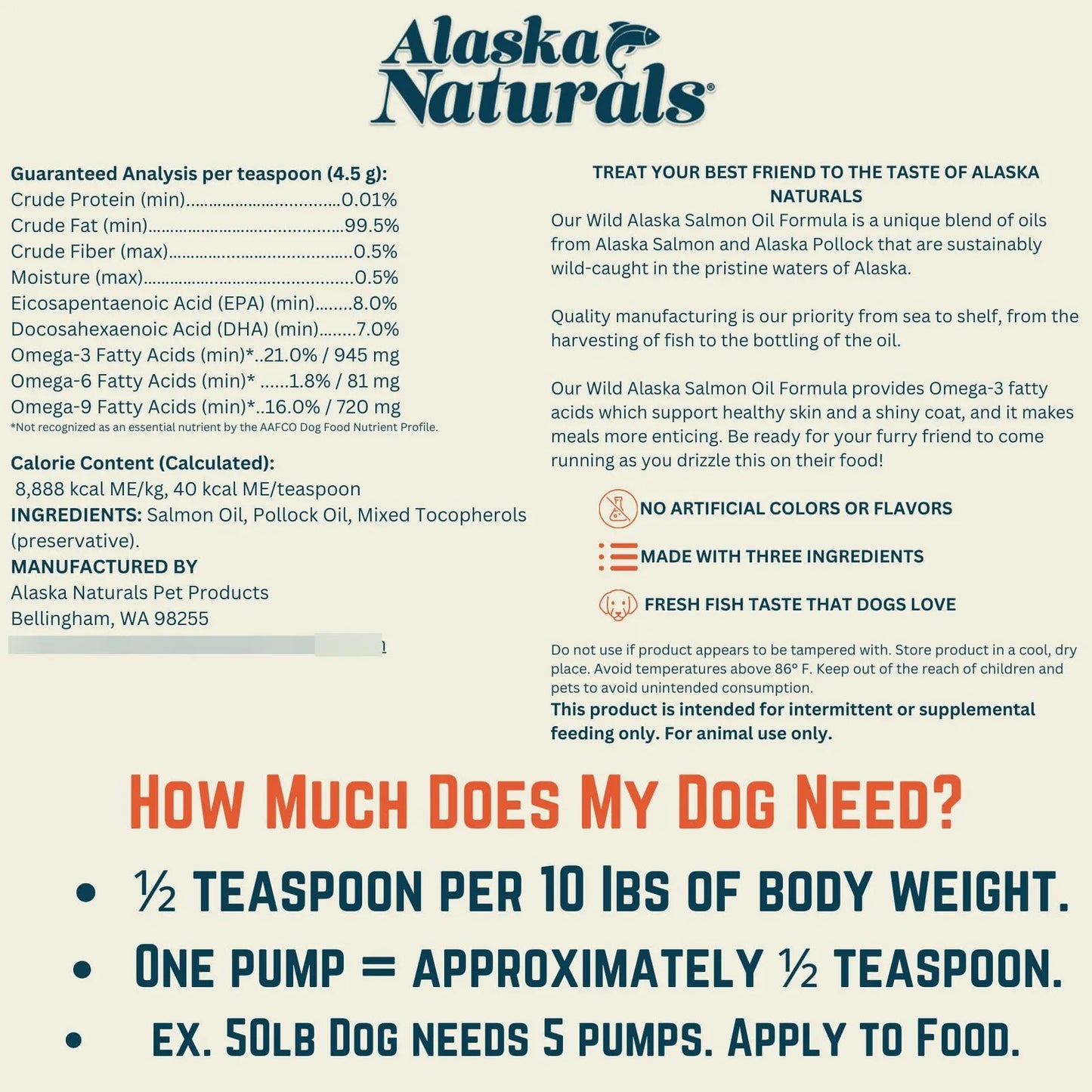 Aceite De Salmón De Alaska 250 Ml Rico En Omega 3 Para Perros Salud Cognitiva Y Pelaje Brillante
