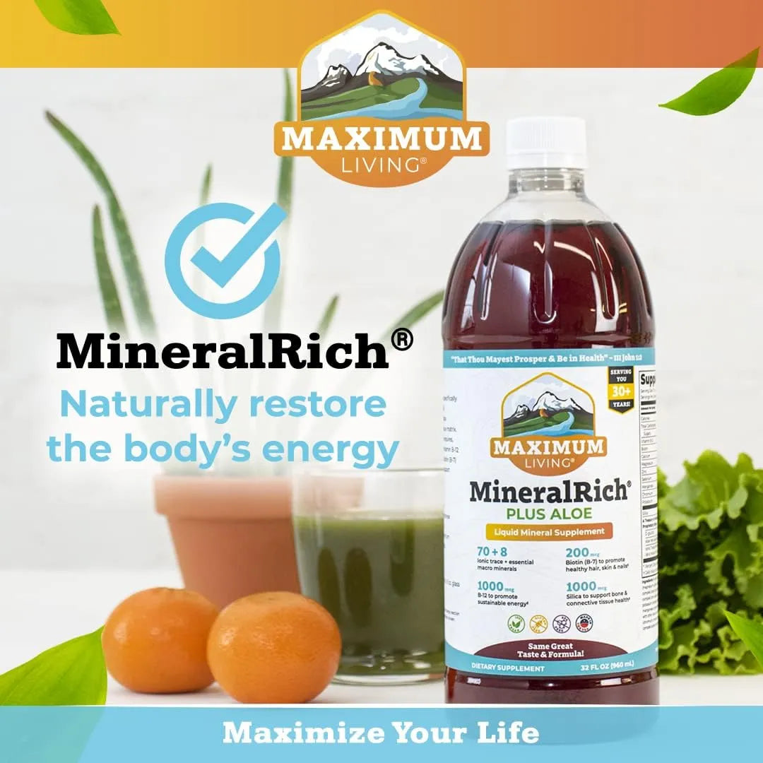 Líquido Nutriente Vitaminas Y Minerales Con Aloe Vera 946ml Energía Y Belleza