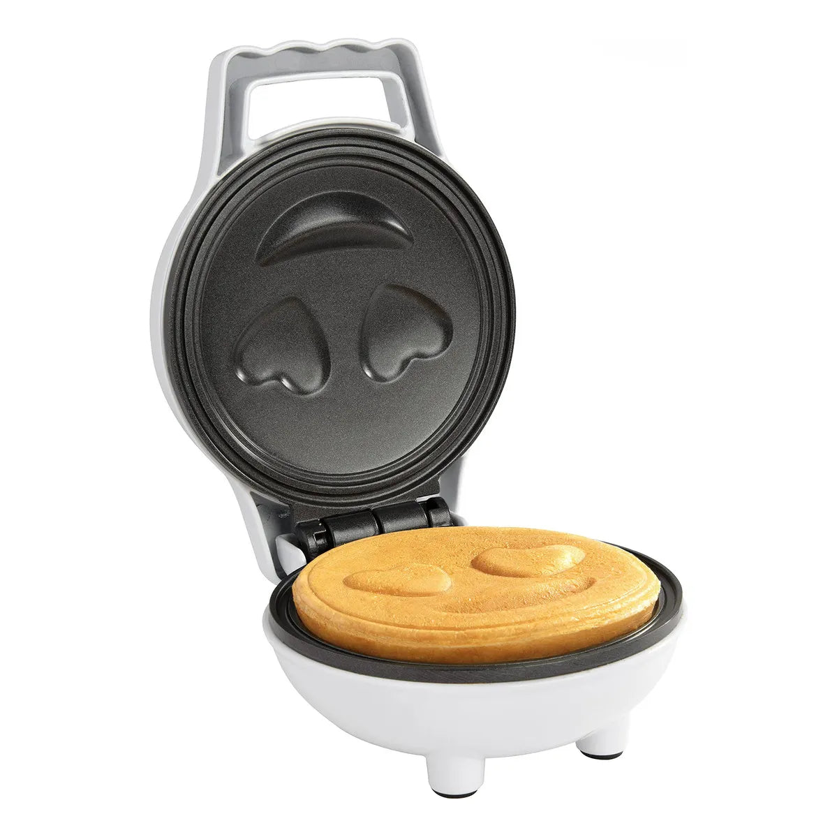 Mini Waflera De Emoji Con Ojos De Corazon CucinaPro Haz Gofres Divertidos