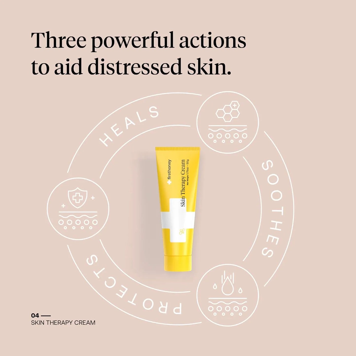Crema De Miel Manuka First Honey 50g Alivia Eczema Psoriasis Piel Seca