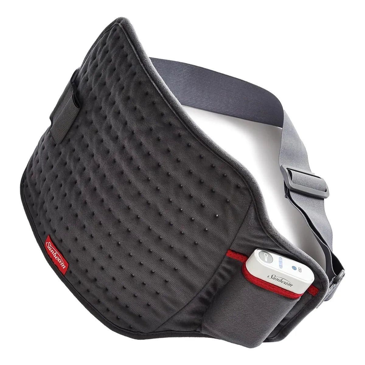 Almohadilla Termica Inalambrica Con Cargador Gris Pizarra Alivio Muscular Sin Cables