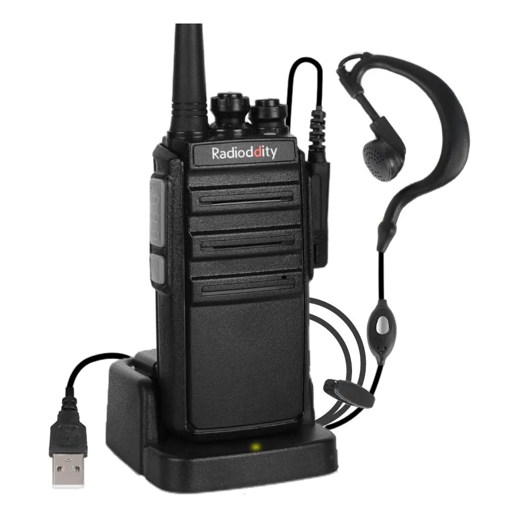 Radioddity Ga2s Radio Bidireccional UHF 16 Canales Carga USB Alcance 3 Millas