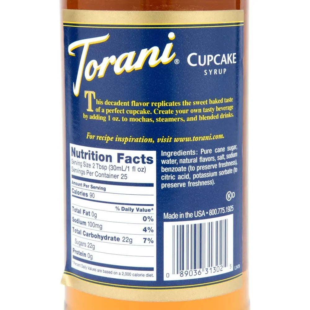 Jarabe Para Magdalenas 750 Ml Sabor Dulce Ideal Para Postres Torani