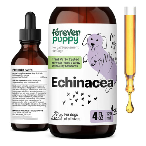 Gotas De Equinácea Para Perros Apoyo Inmunológico Y Salud Respiratoria 4 Fl Oz