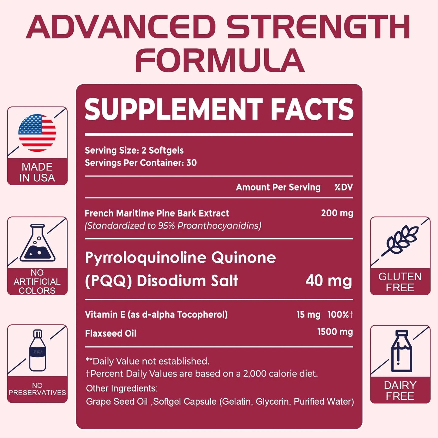 Extracto De Corteza De Pino Marítimo Francés 200 Mg Doble Absorción 120 Cápsulas