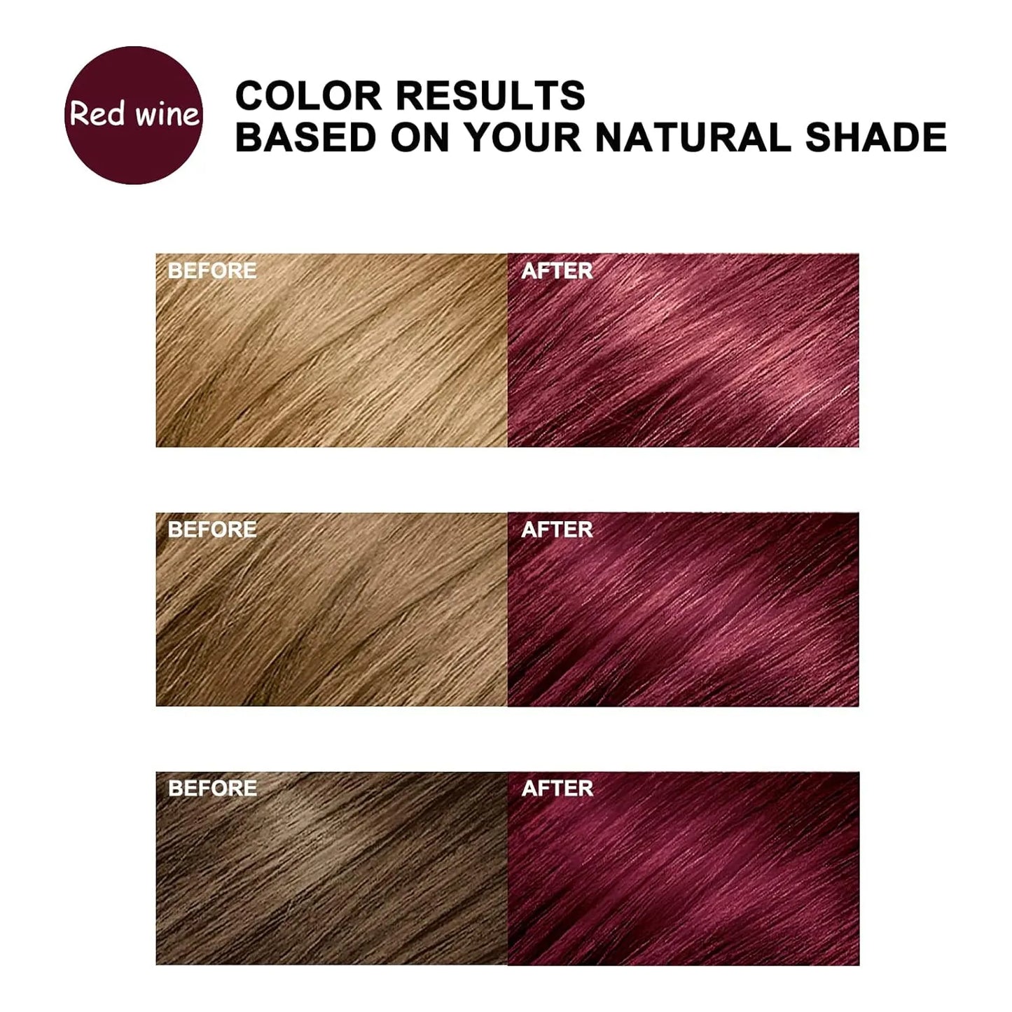 Champú Natural 3 En 1 Cobertura Canas Tinte Instantáneo Sin Daño Cabello