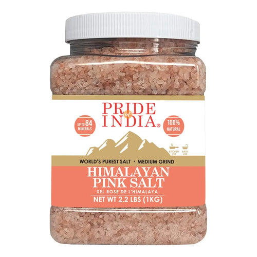 Sal Rosa Del Himalaya Pura 1 Kg 84 Minerales Naturales Vegana