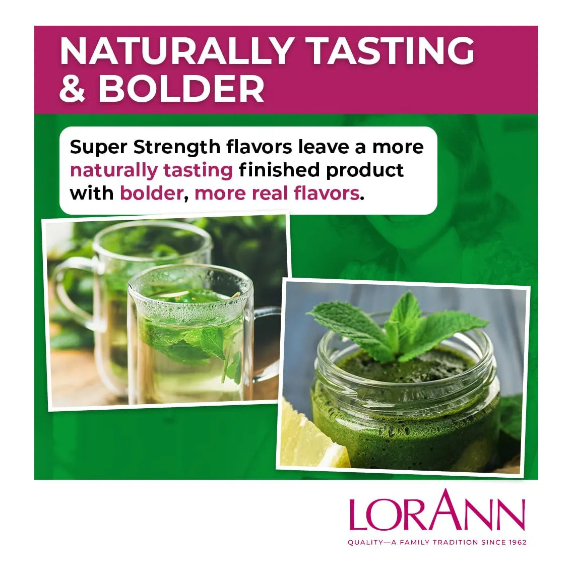 Aceite Esencial De Menta Verde Natural LorAnn 4 Onzas Puro Y Super Concentrado Para Reposteria Y Aromaterapia