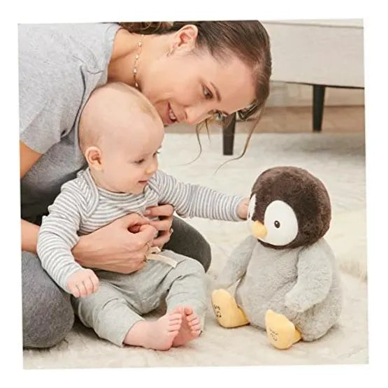 Gund Baby Animated Kissy The Penguin Peluche Interactivo 12 Pulgadas Canta Y Enseña Besos