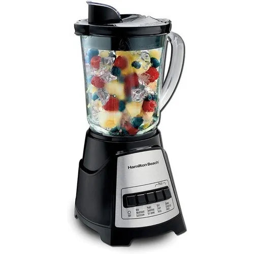 Licuadora Hamilton Beach 58148a 40 Onzas Black And Stainless Potente Y Versatil