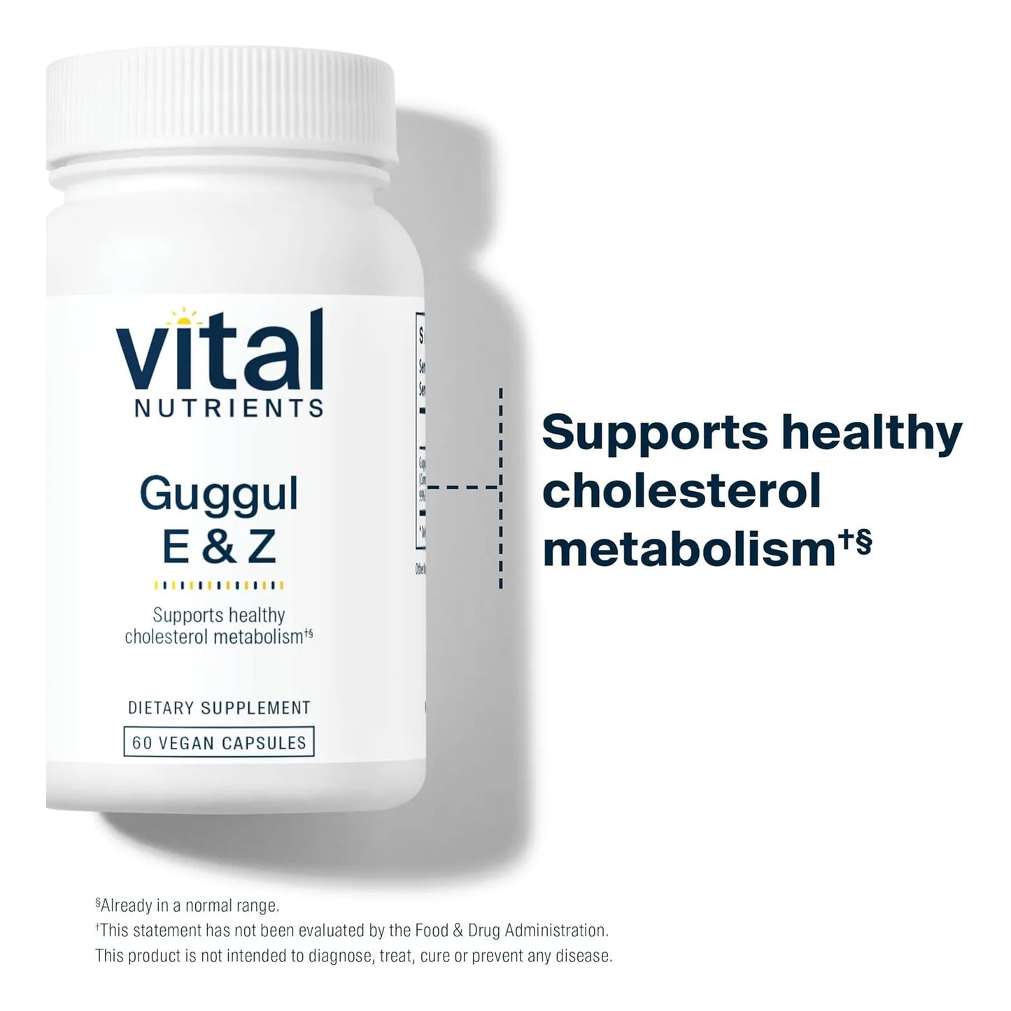 Guggul E Z Cápsulas Veganas Para Colesterol Saludable Vital Nutrients
