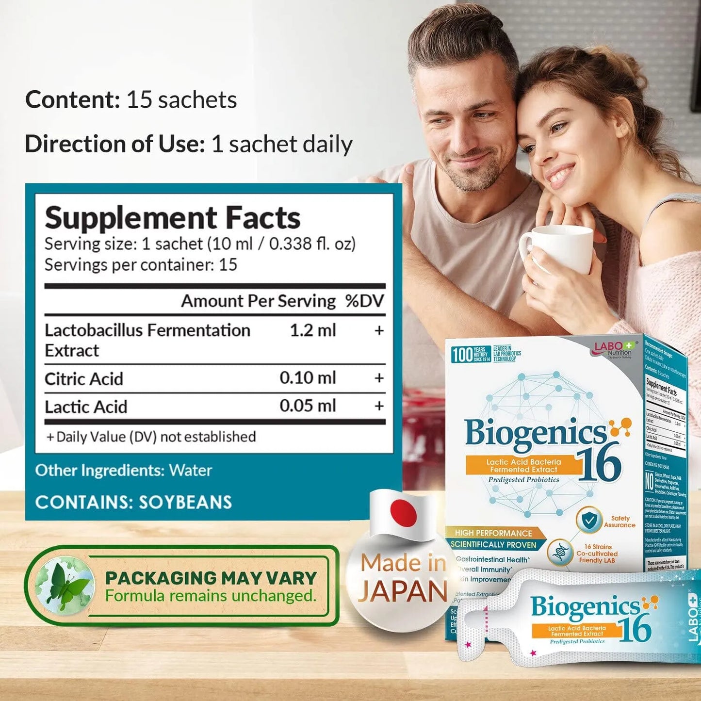 Extracto Fermentado Bacterias Acido Lactico Biogenics 16 Salud Intestinal 1000 Veces Mas Eficaz