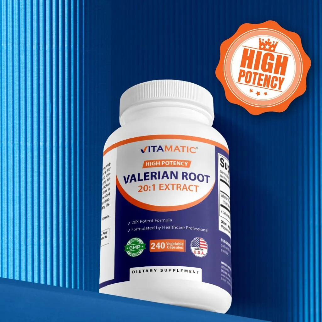 Extracto De Raiz De Valeriana 20X 250 Mg 240 Capsulas Concentrado Herbal