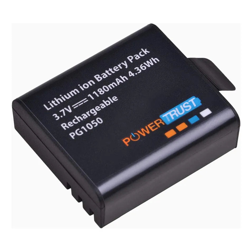 Paquete 3 Baterías PG1050 Y Cargador LCD Doble USB Para Cámaras Deportivas
