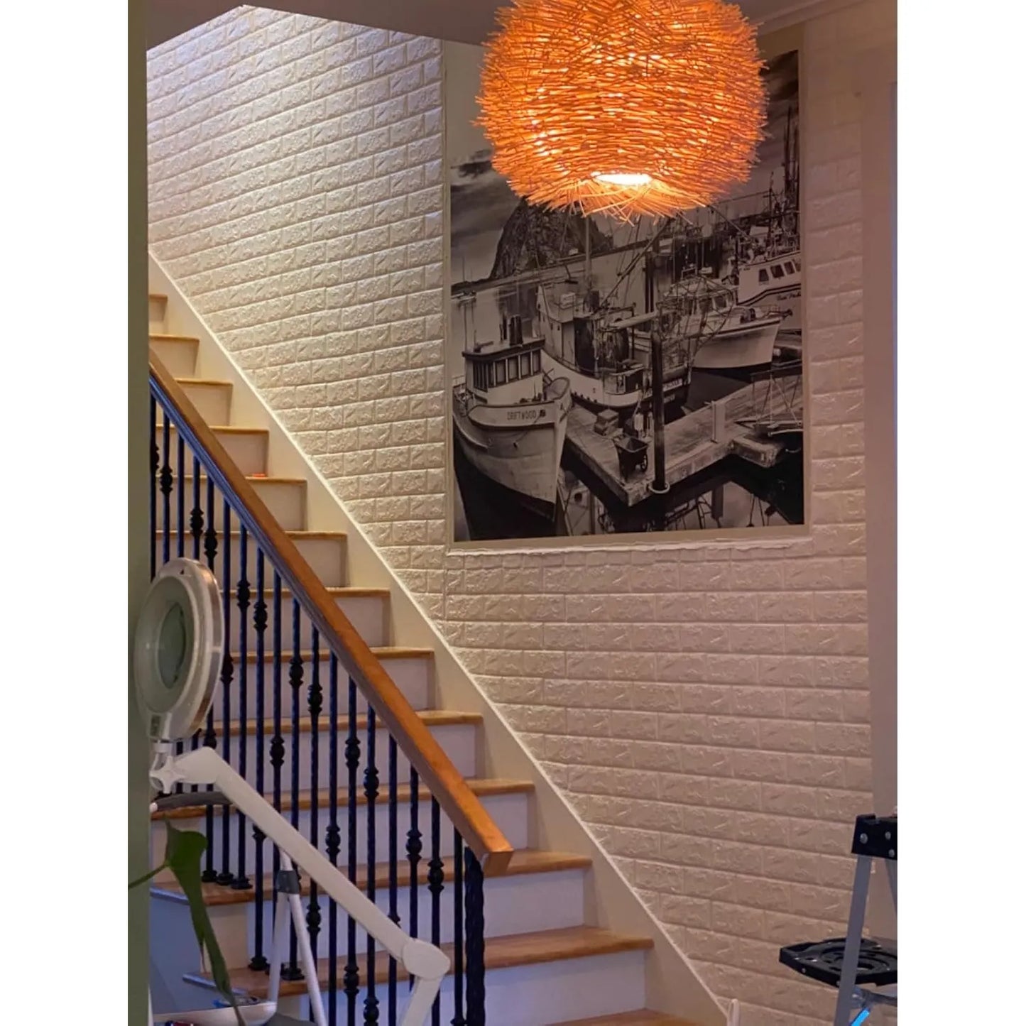 10 Unids Pegatinas Pared Ladrillo 3D Autoadhesivas Extraíbles Impermeable