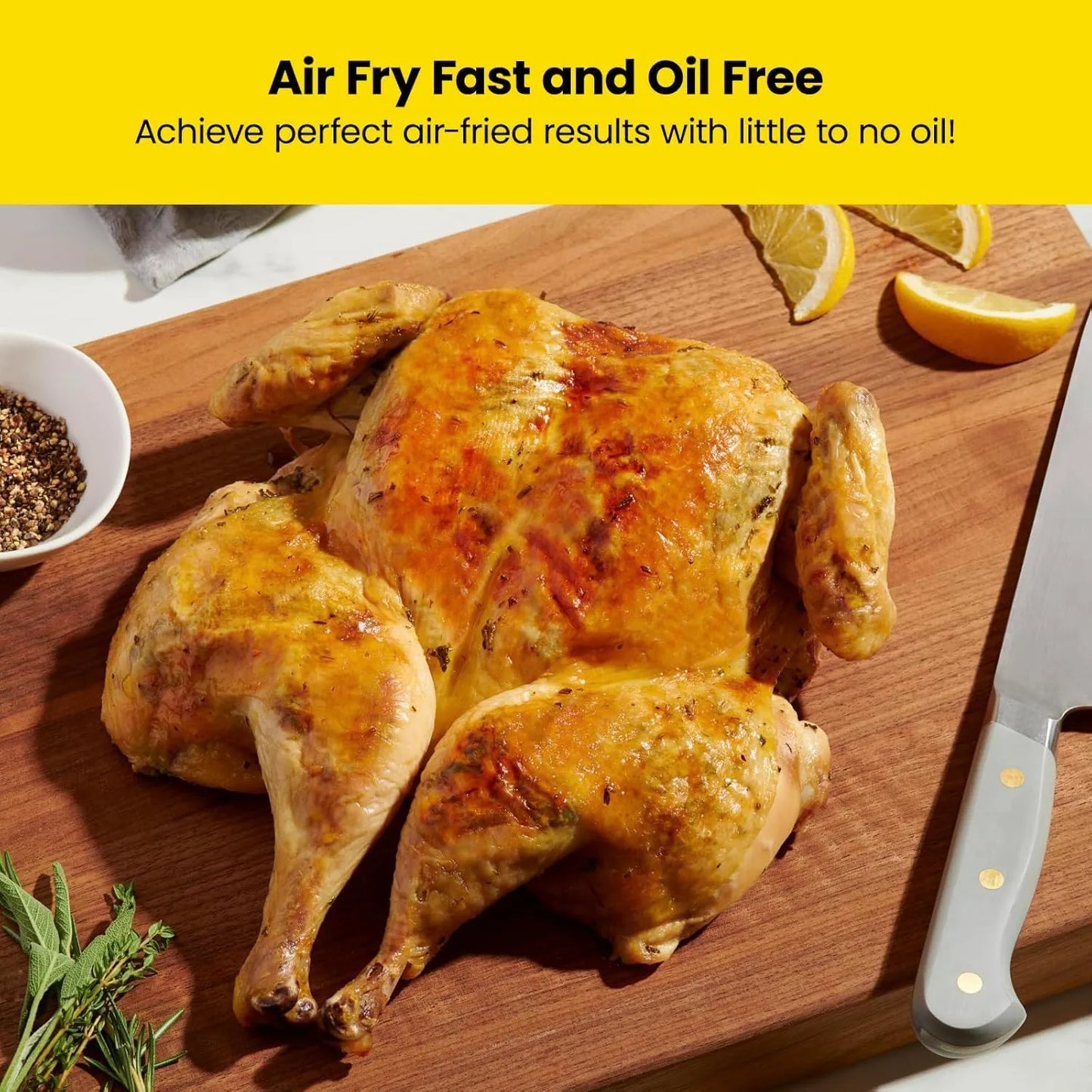 Chefman Freidora De Aire Digital 4.7 Litros Control Tactil Cocina Saludable