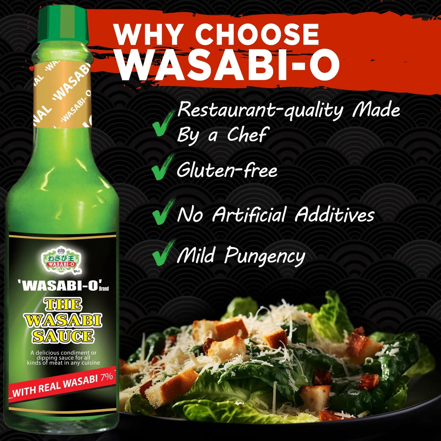 Juego De 2 Salsas Originales Wasabi Y Chile Rojo Chef Walter Importado