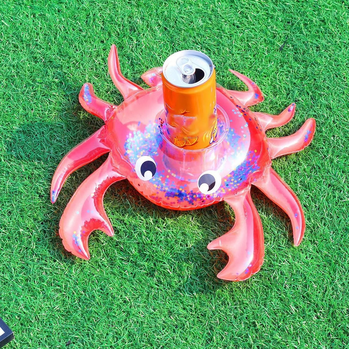 Portavasos Inflable 25 Unidades Con Bomba Para Fiestas En Piscina