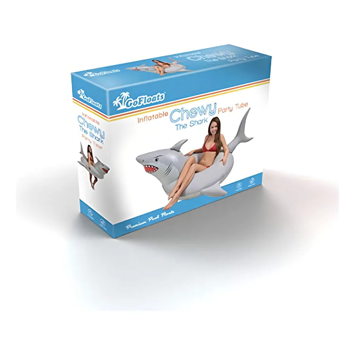 Flotador Hinchable Tiburón Gofloats Para Piscina Playa Fiestas