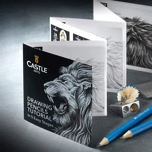 Castle Art Supplies 12 Lápices Dibujo Profesional Grafito Alta Calidad