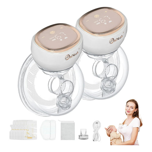 Extractor De Leche Eléctrico Portátil Manos Libres 3 Modos 9 Niveles Onlyeah