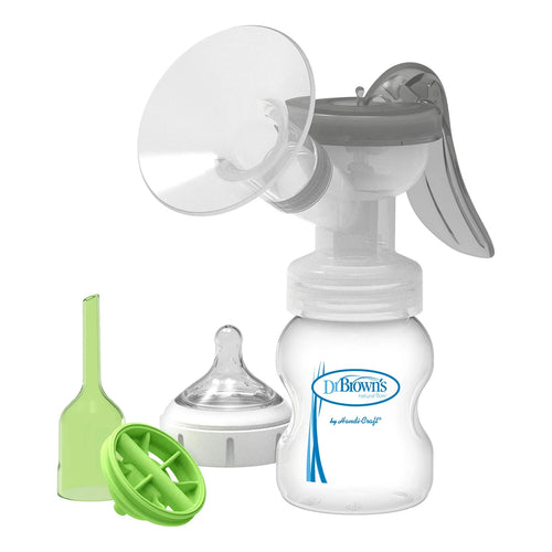 Extractor De Leche Manual Dr Brown S Softshape Silicona Bomba Mama Comoda
