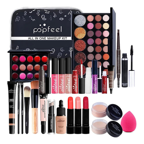 Kit De Maquillaje Todo En Uno Melemando 27 Piezas Profesional Y Portátil