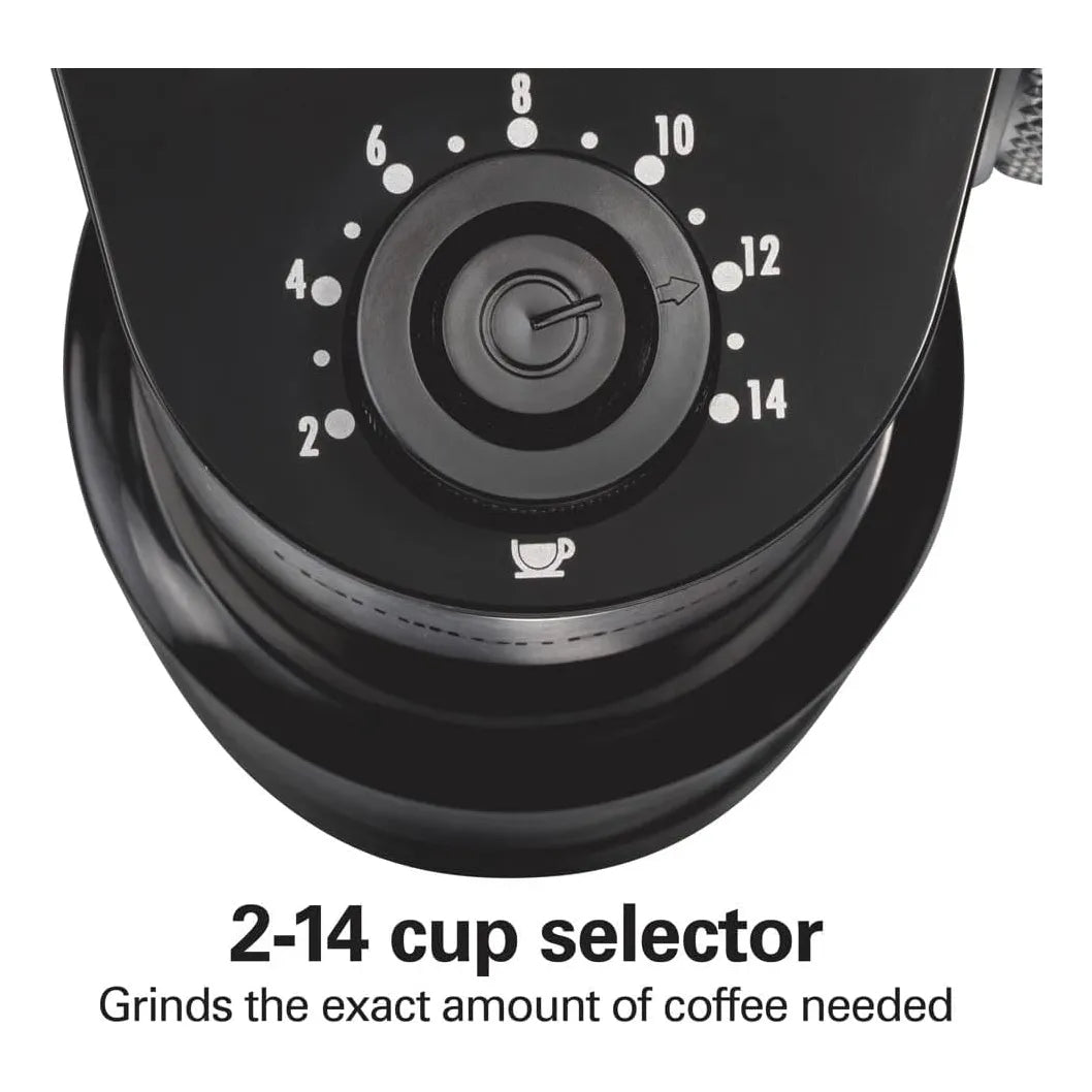 Molinillo De Café Eléctrico Hamilton Beach 16 Oz 18 Ajustes Para Café Espresso Y Prensado