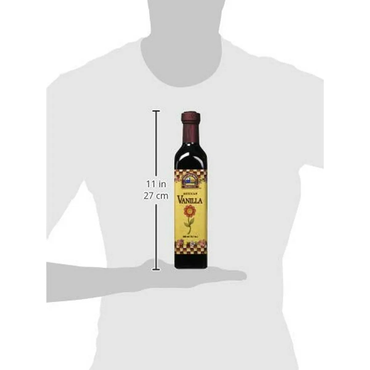 Extracto De Vainilla Gourmet Mexicana Tradicional 500ml Aroma Intenso Y Natural
