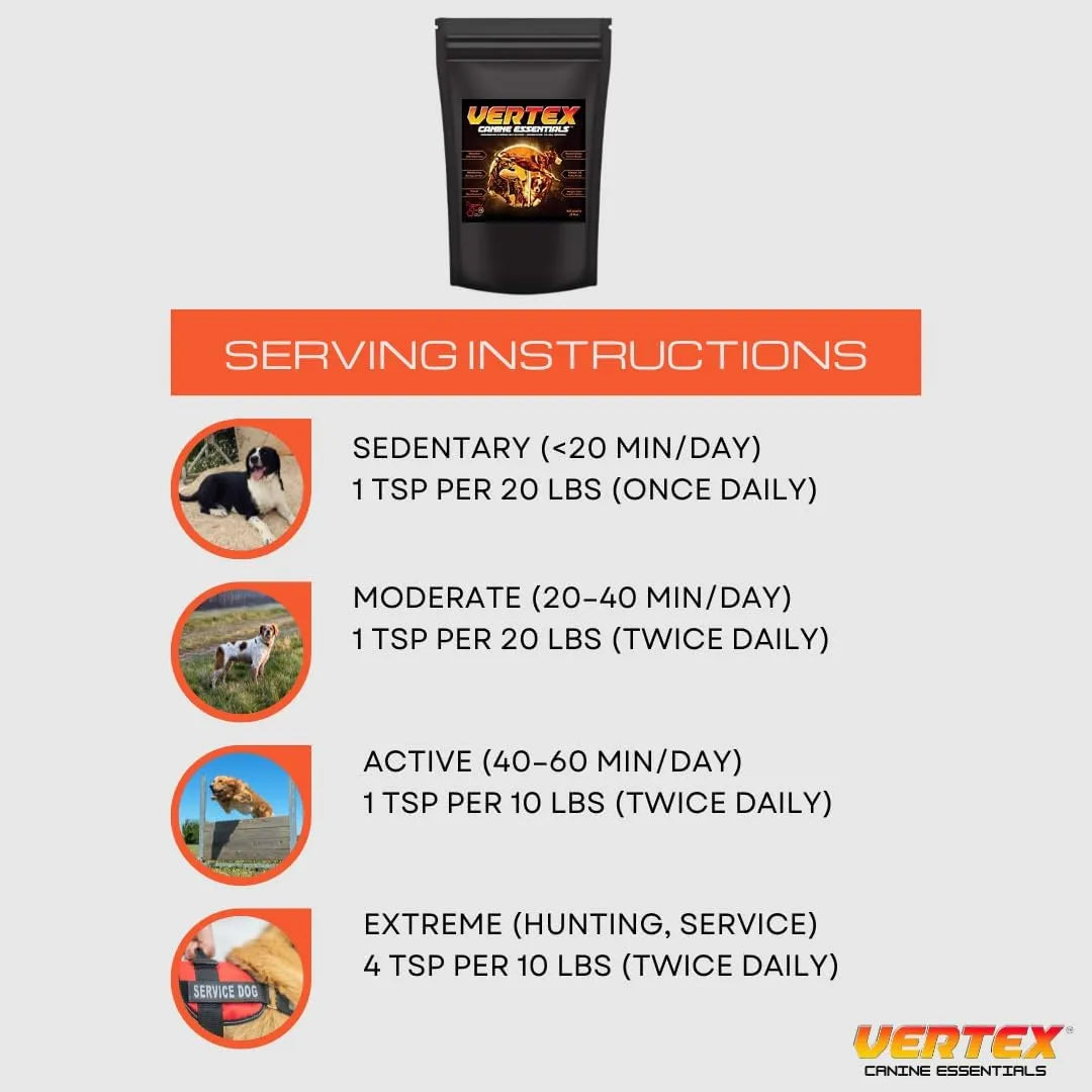 Suplemento Vertex Para Perros Proteina Predigerida Recuperacion Muscular Y Lactancia