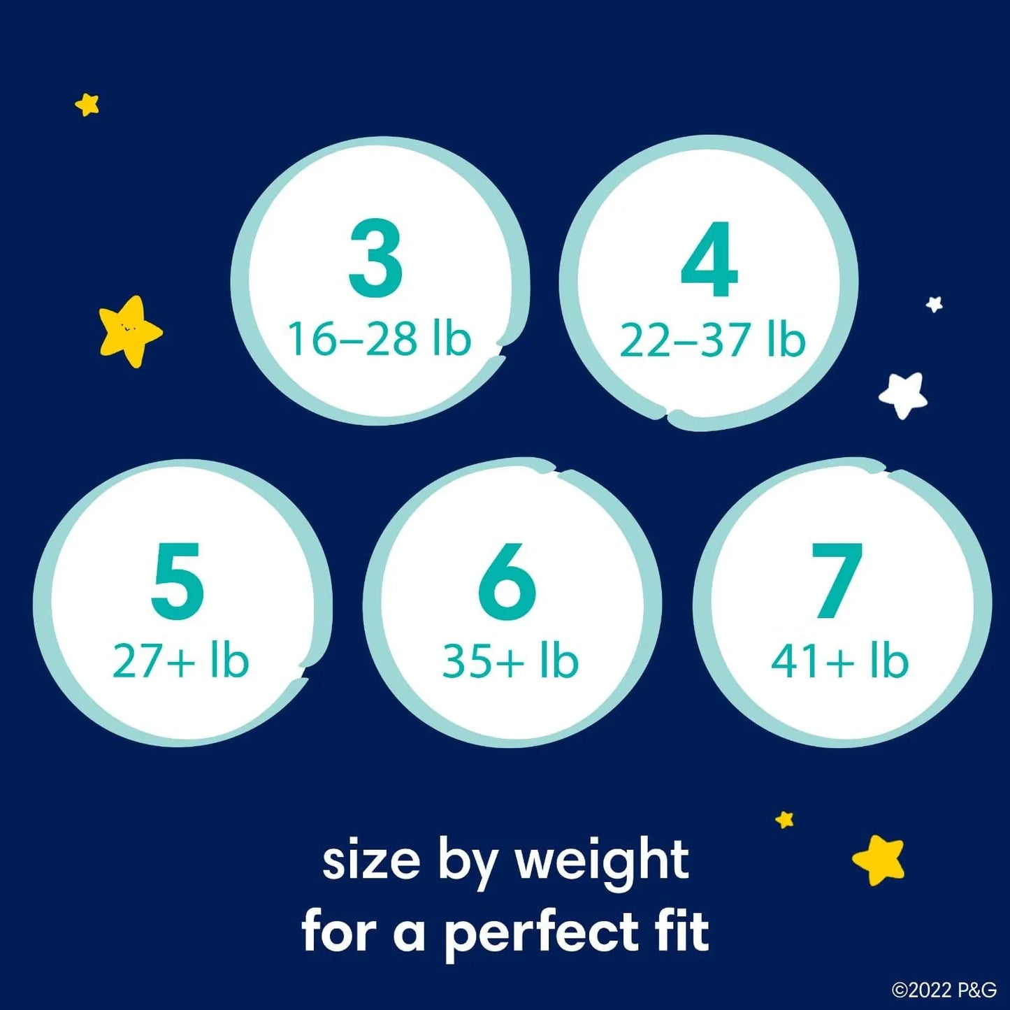 Pañales Pampers Swaddlers Overnights Talla 3 X 66 Unidades Protección Nocturna Absorción Superior