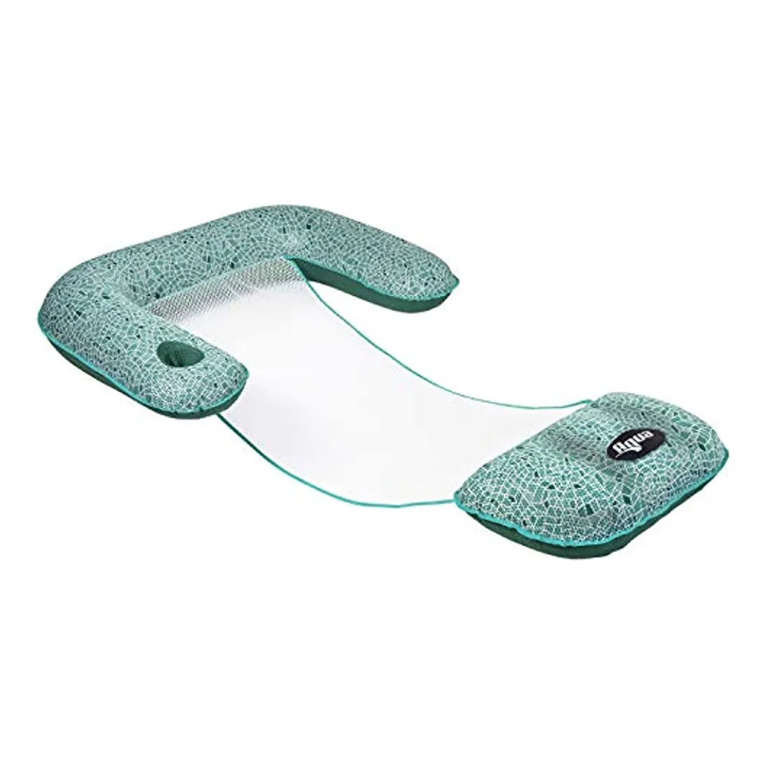 Aqua Mosaic 3 En 1 Sillon De Piscina Flotador Transformable Verde
