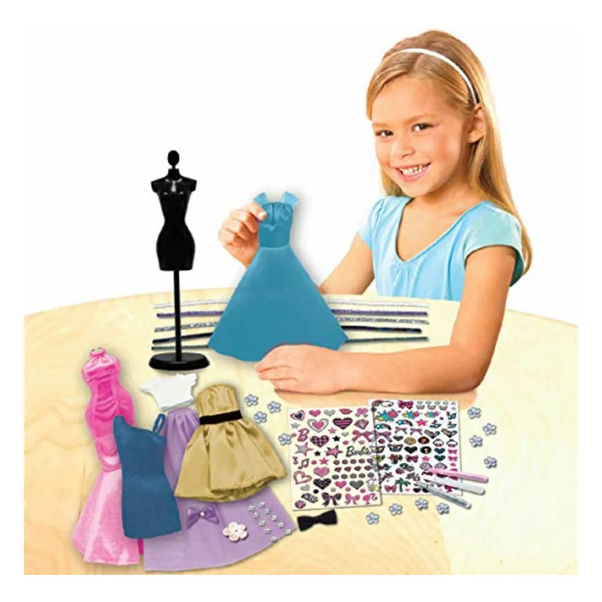 Juego De Diseño De Moda Barbie Set Creativo Para Jugar Y Crear