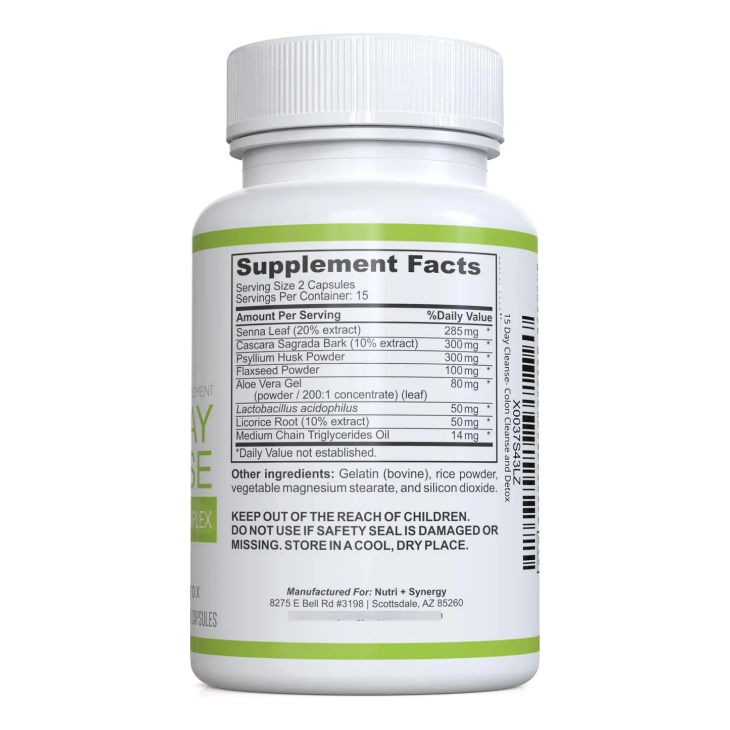 15 Day Cleanse Advanced Herbal Complex Limpieza Colon Desintoxicacion Energetica