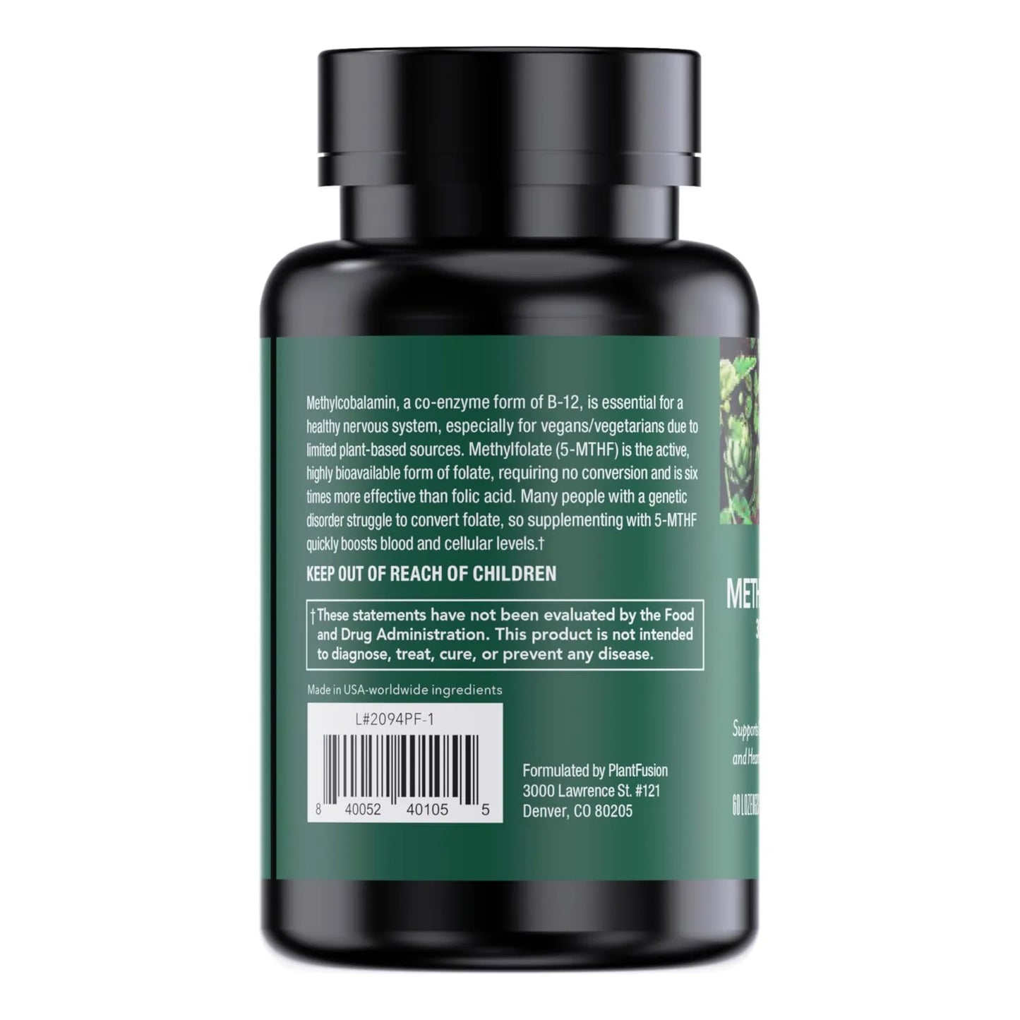 Complejo Metilado Vitamina B12 3000 Mcg Metilfolato 400 Mcg Pastillas Sublinguales Sabor Cereza