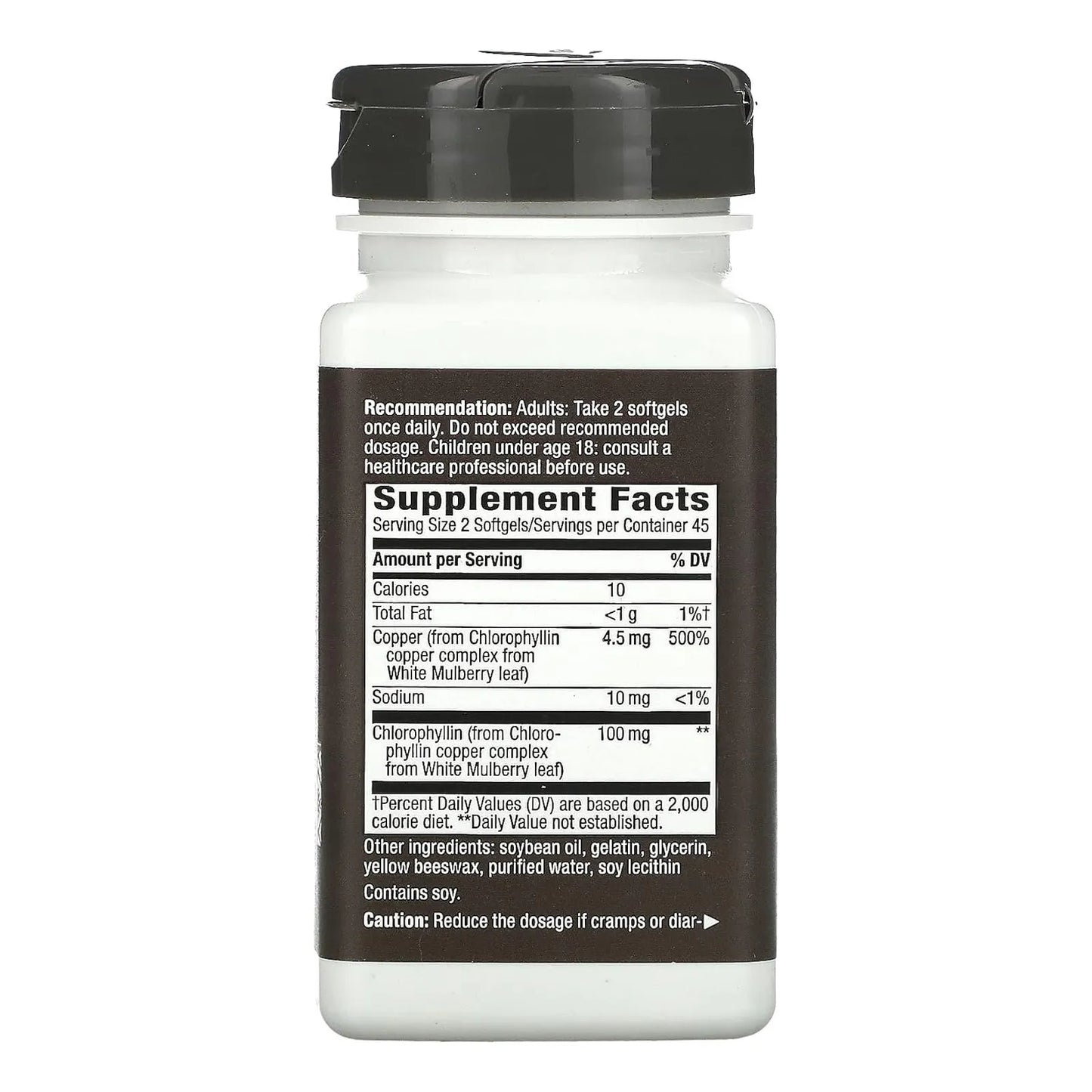 Cloro Fresco 90 Capsulas Suaves Nature's Way Bienestar Digestivo Eficaz