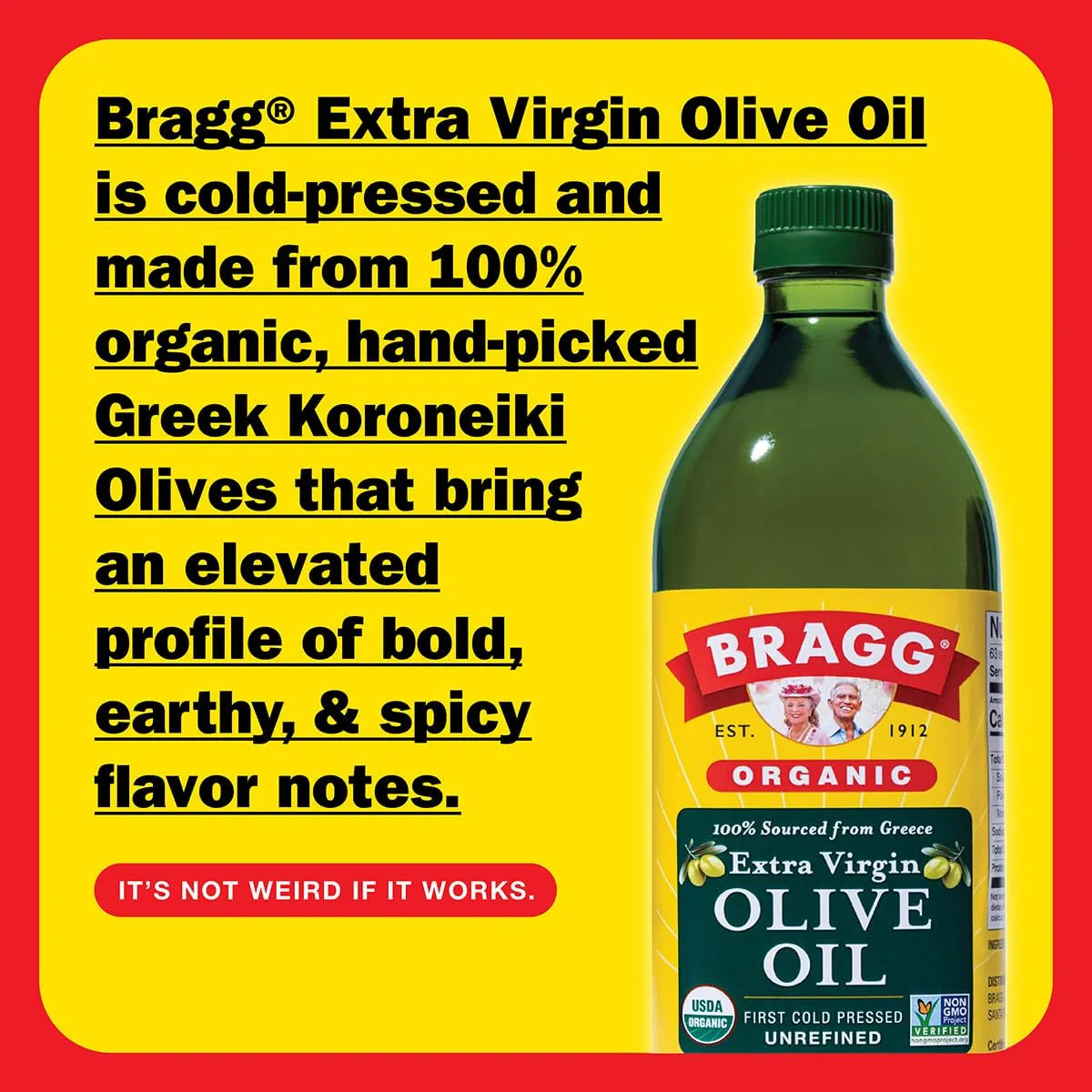 Aceite De Oliva Orgánico ExtraVirgen Prensado En Frío Ace Somos Importaciones Gold