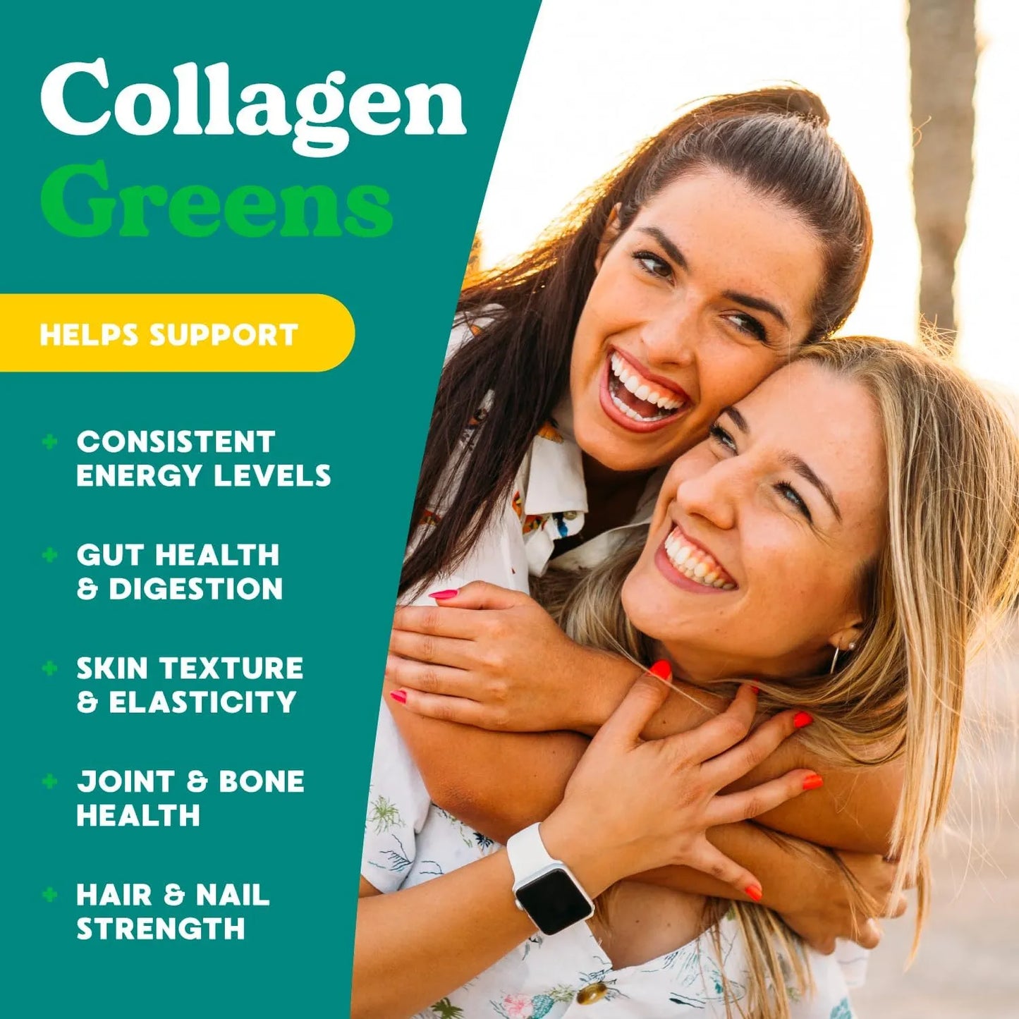 Polvo Verde Superalimento Con Colageno Y Probióticos Para Mujeres Simply Blossom Nutrition