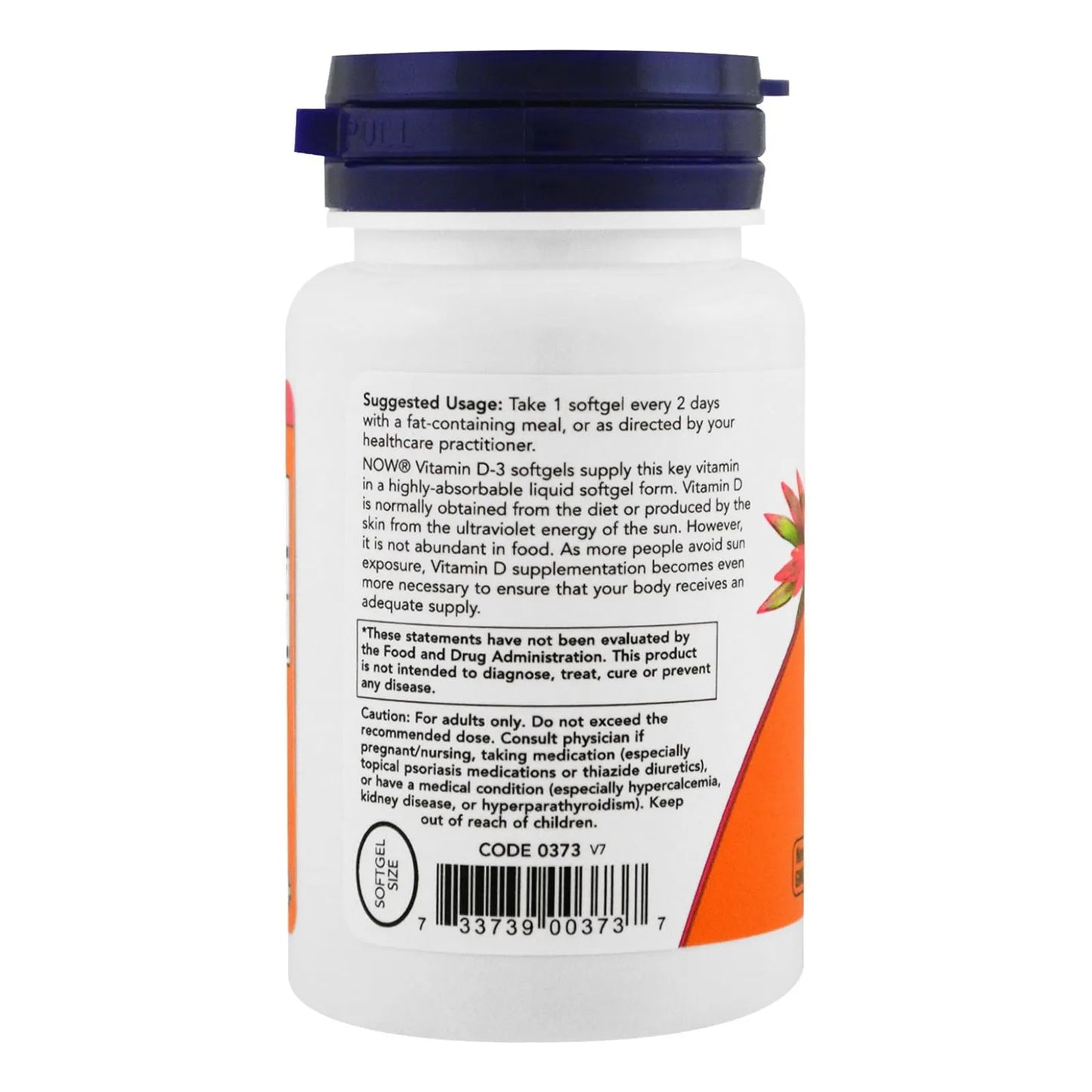 Vitamina D3 5000 Ui 240 Capsulas Now Foods Fortalece Huesos E Inmunidad